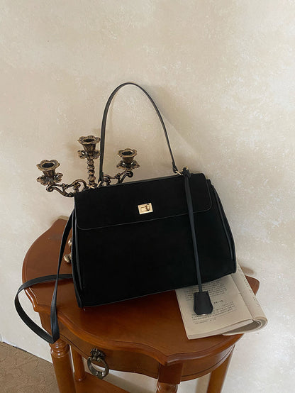 Elegant Suede Crossbody Bag – Germmä™